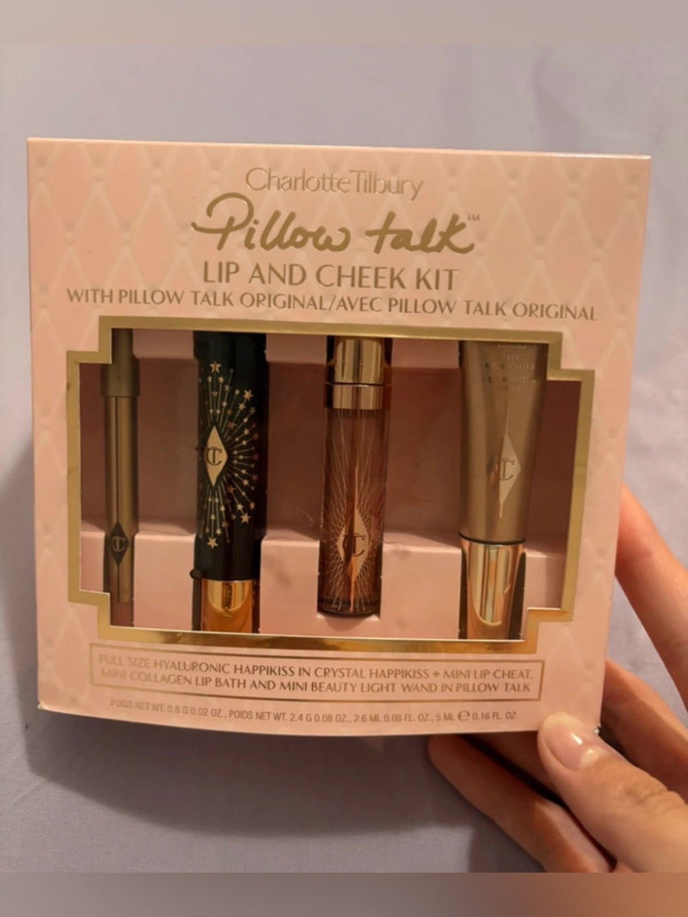 charlotte tilbury pillowtalk lip and cheek set
